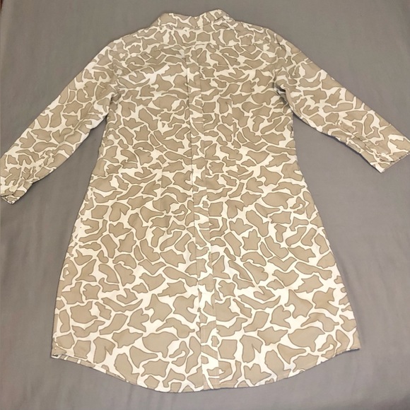 MG Silk Collection 100% Silk Button Down Dress Size Medium - Picture 5 of 5